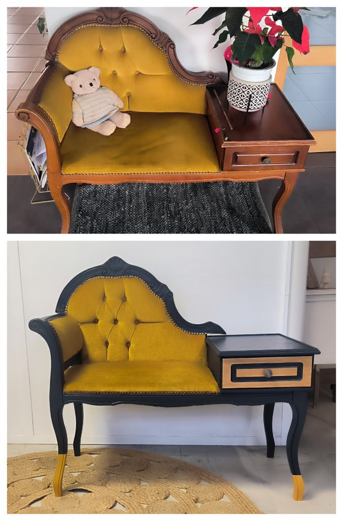 avant après relooking meuble Melting Pot Peinture